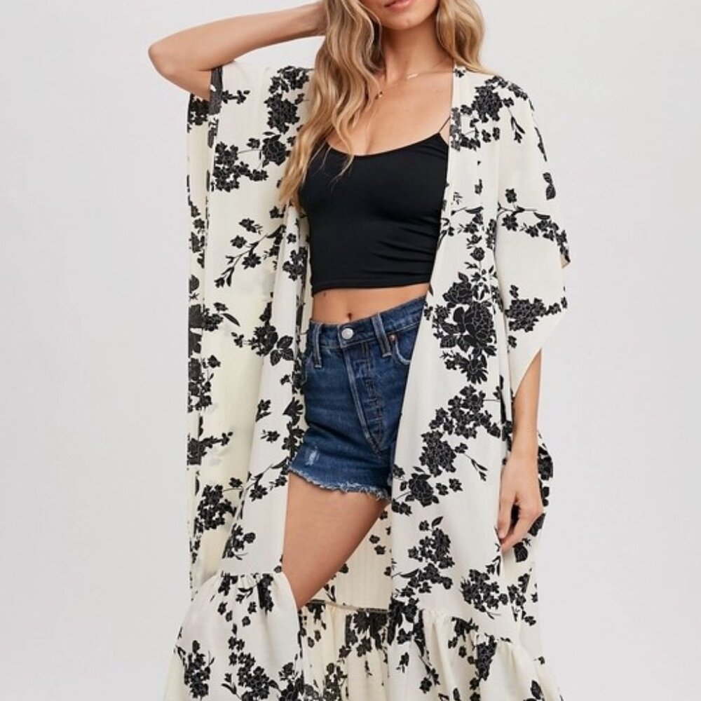 Floral Kimono Cardigan